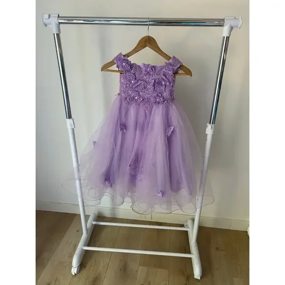 4t purple dress no brand | Dresses | Beautiful Sparkly Butterfly Dreamy Purple Dress Size 4t